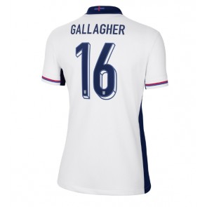 England Conor Gallagher #16 Hjemmebanetrøje Dame EM 2024 Kort ærmer